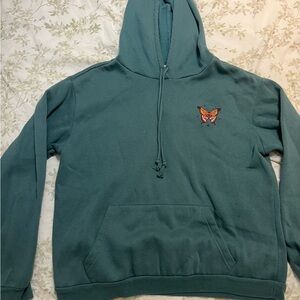 Full Tilt Teal Fleece Hoodie